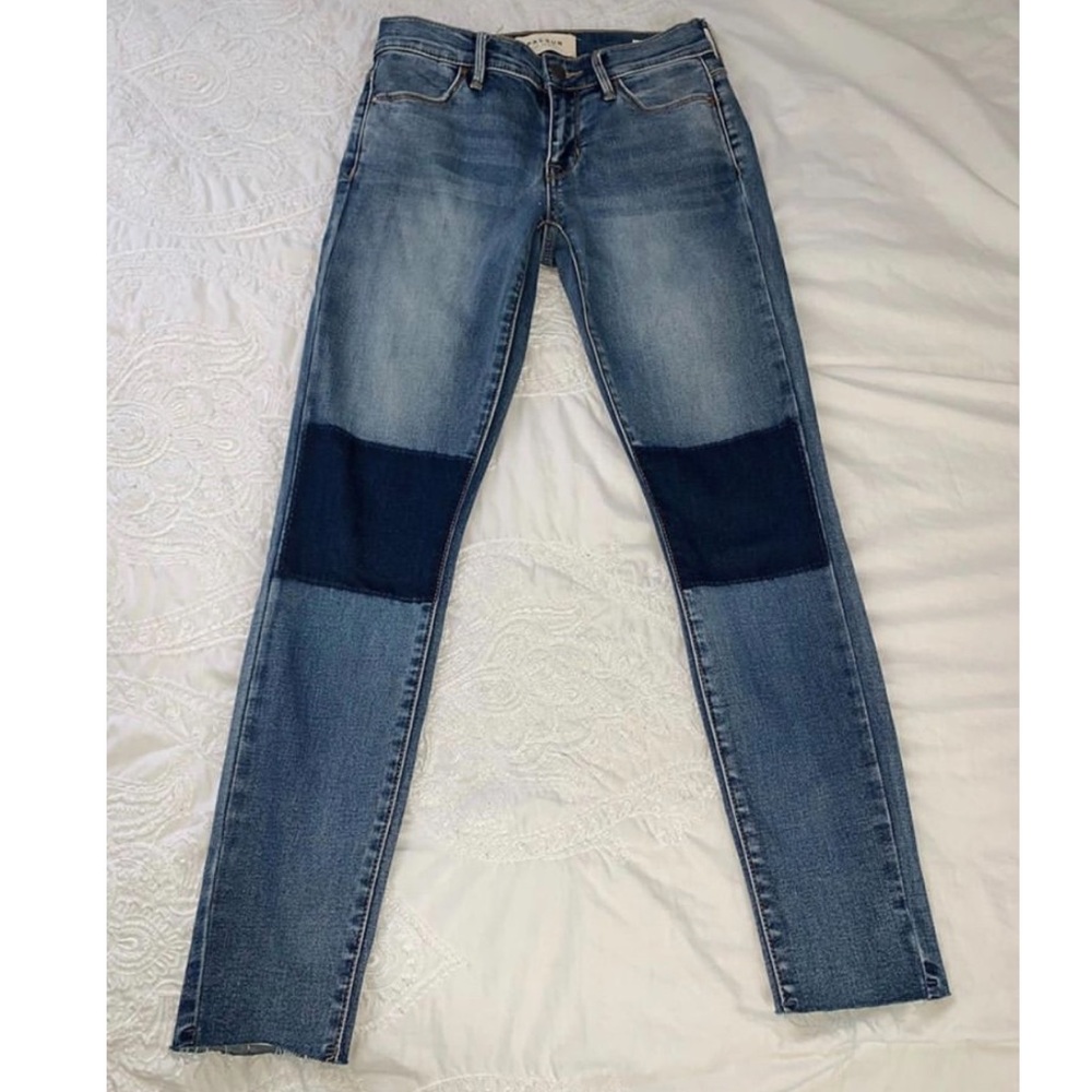 PacSun jeggings with knee patch detail